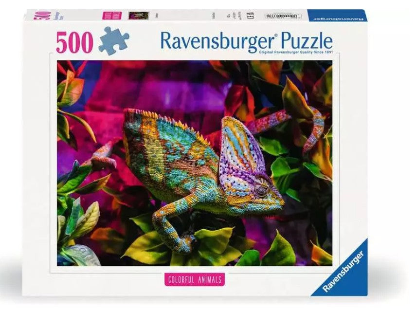 RAVENSBURGER JIGSAW PUZZLE 500 PIECES - CHAMELEON #12001333
