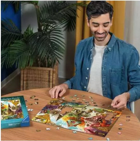 RAVENSBURGER JIGSAW PUZZLE 500 PIECES - HOME SWEET HOME #12001843