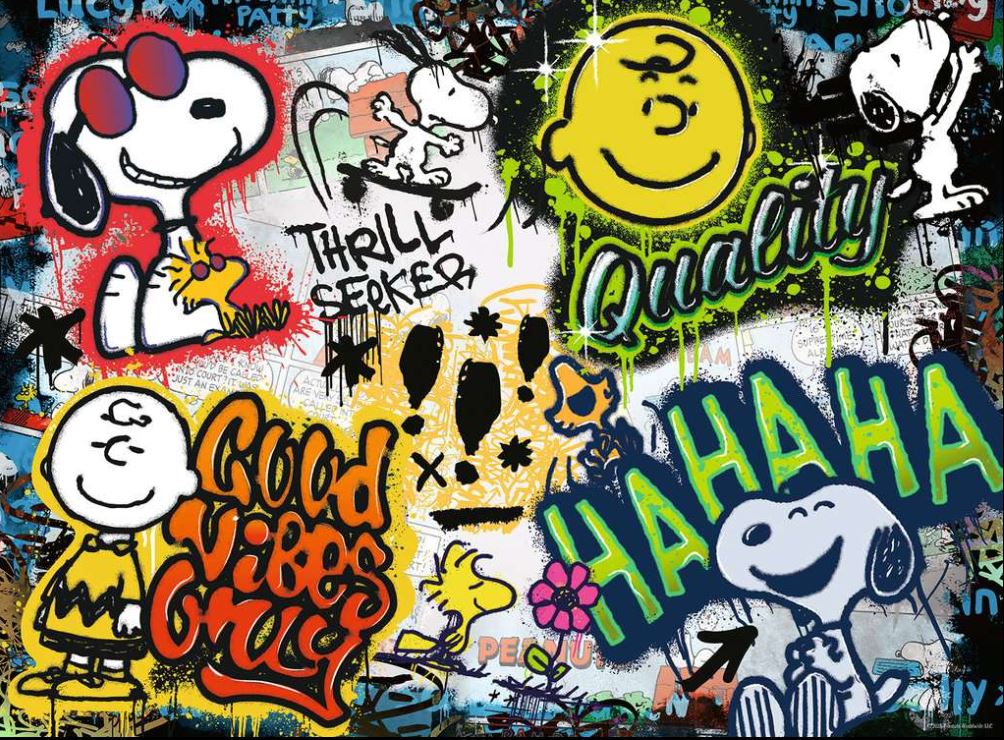 RAVENSBURGER CASSE-TÊTE 500 PIÈCES - SNOOPY GRAFFITI #12000389