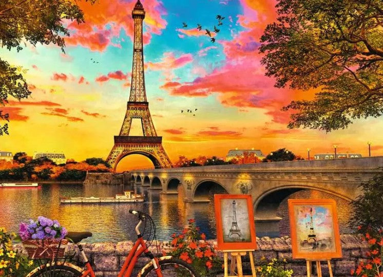 RAVENSBURGER JIGSAW PUZZLE 500 PIECES - EVENING IN PARIS #12000426