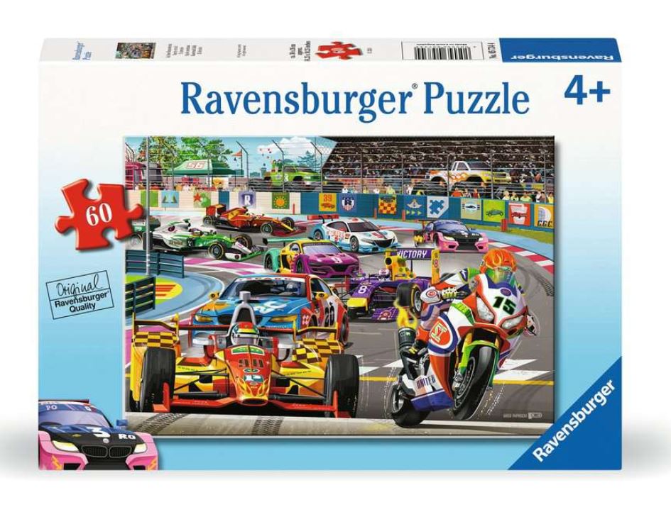 RAVENSBURGER JIGSAW PUZZLE 60 PIECES - RACING RALLY #05734