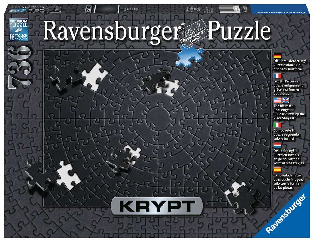 RAVENSBURGER CASSE-TÊTE 736 PIÈCES - LE KRYPT TOUT NOIR
