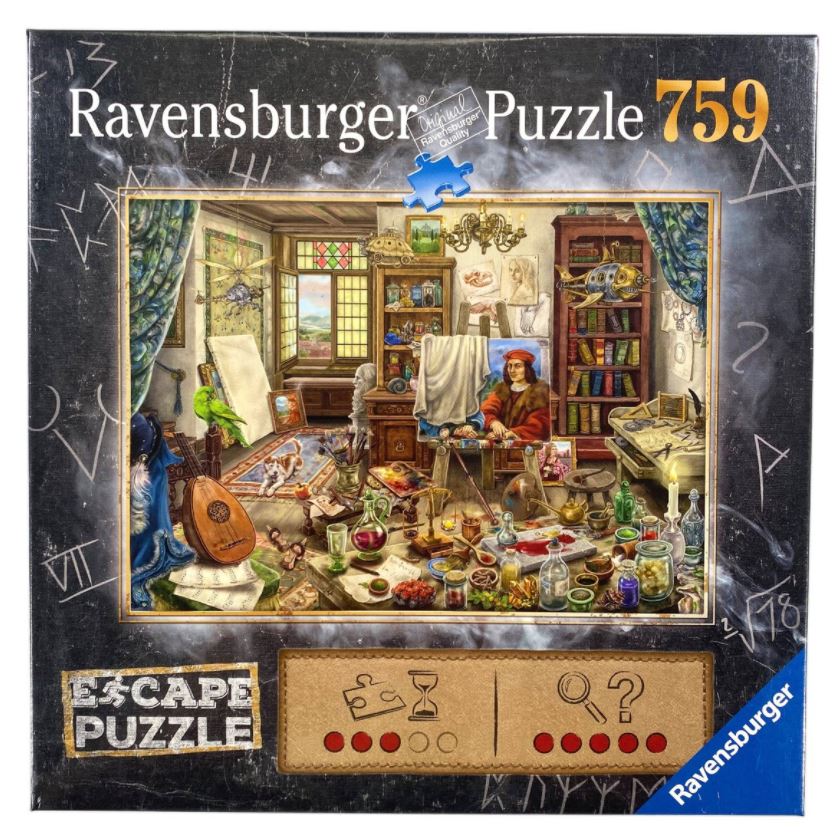 RAVENSBURGER CASSE-TÊTE 759 PIÈCES - ESCAPE - L'ATELIER D'ARTISTE #16843