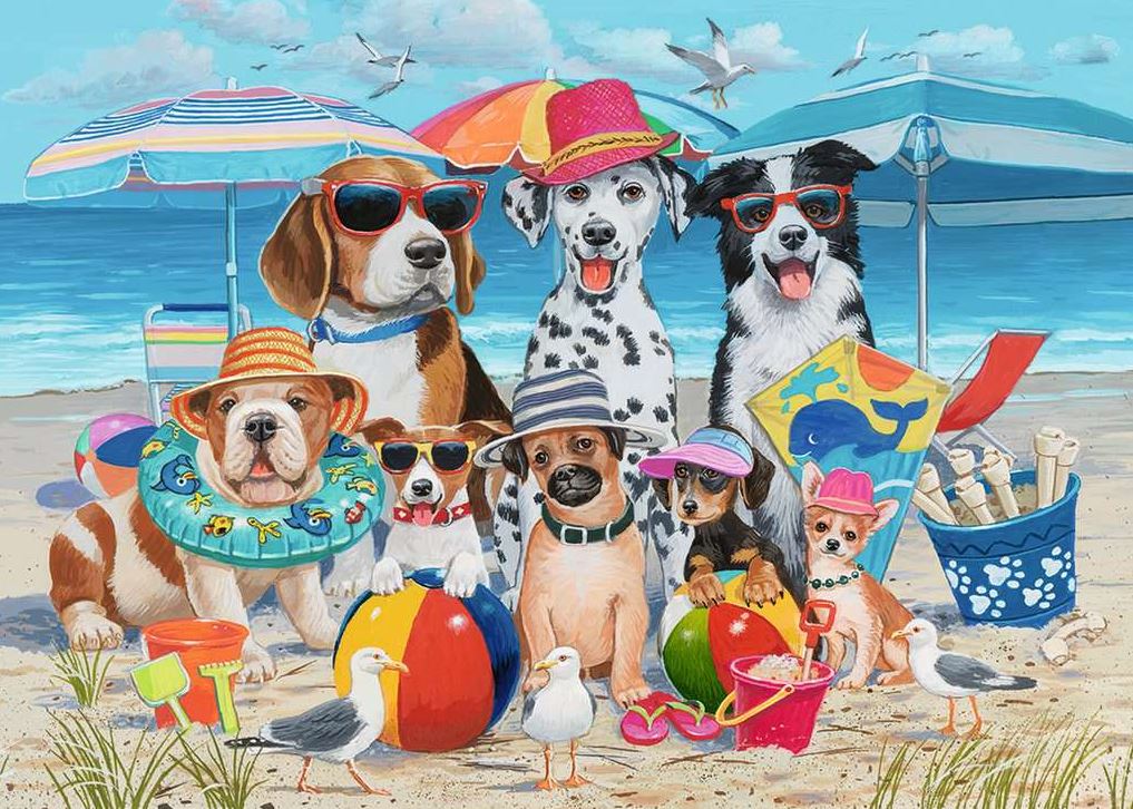 RAVENSBURGER 35 PIECE JIGSAW PUZZLE - BEACH BUDDIES #05732