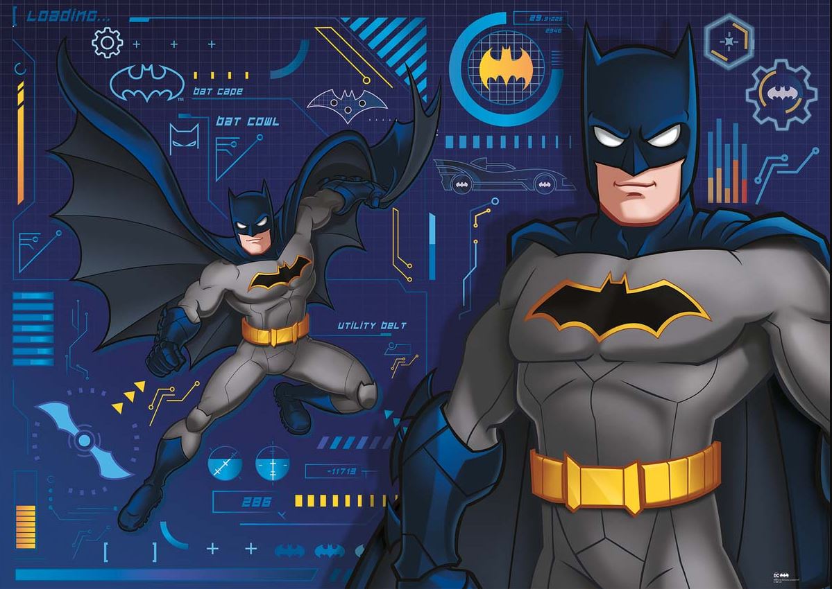 RAVENSBURGER CASSE-TÊTE DE PLANCHER GÉANT 60 PIÈCES - BATMAN B #3096
