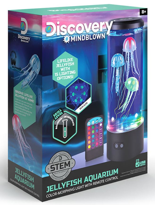 DISCOVERY - JELLYFISH AQUARIUM LAMP