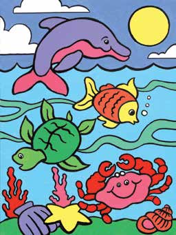 PAINT BY NUMBERS MY FIRST - SEA ANIMALS