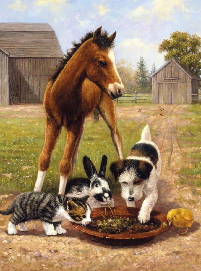 PAINT BY NUMBERS JUNIOR - DINNER WITH FRIENDS