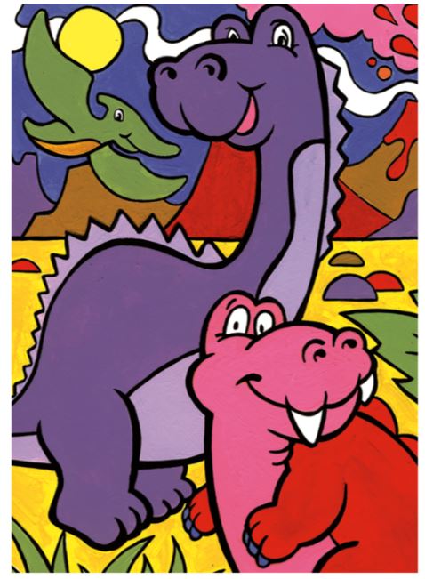 PEINTURE À NUMÉROS MY FIRST - DINOSAURES