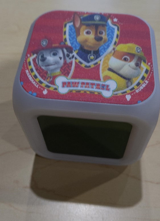 ALARM CLOCK/NIGHT LIGHT - PAW PATROL