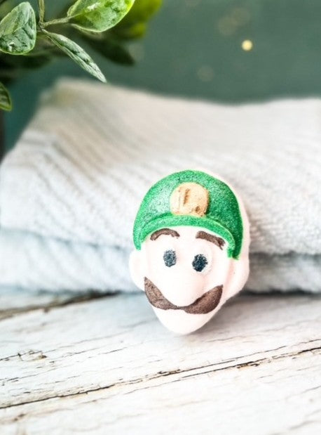 CHOOKIE BATH BOMB - MINI MARIO BROSS GREENZO (LUIGI) 45G