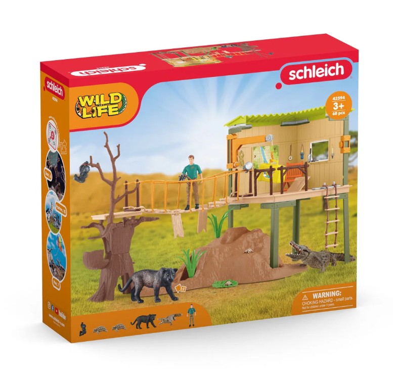SCHLEICH - WILD ADVENTURE STATION #42594 *CHICOUTIMI EXCLUSIVE*