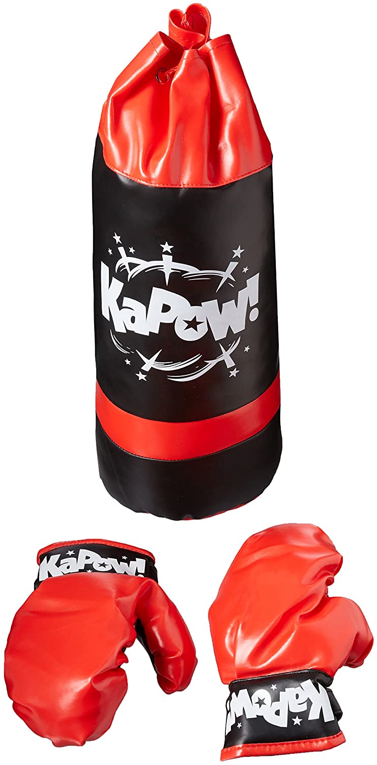 KAPOW PUNCHING BAG - PUNCHING BAG WITH BOXING GLOVES