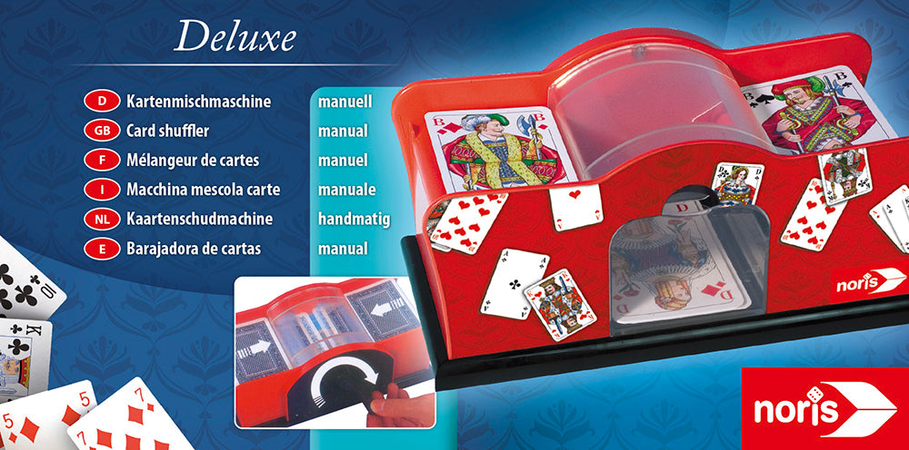 NORIS - BRASSEUR DE CARTES MANUEL POUR 2 JEUX DE CARTES