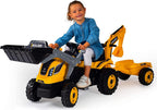 SMOBY - TRACTEUR BUILDER MAX + REMORQUE