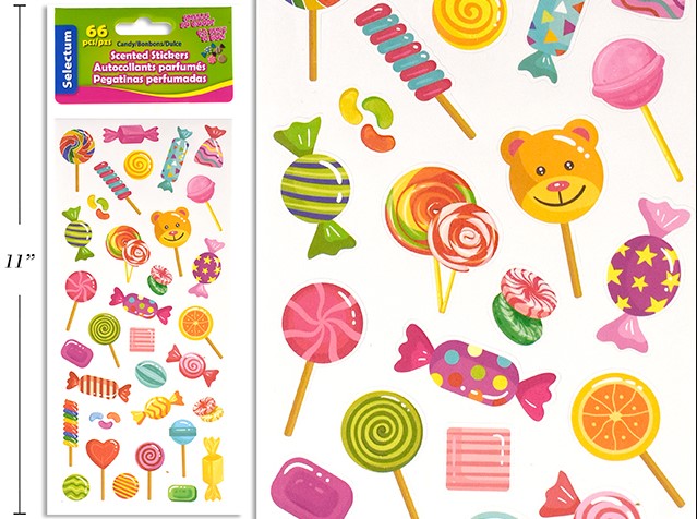 SCENTED CANDY STICKERS