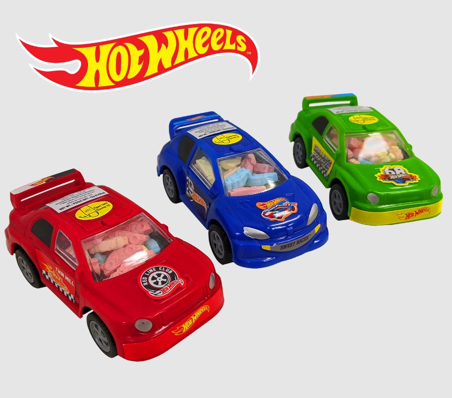 HOT WHEELS - CAR WITH CANDY ASST