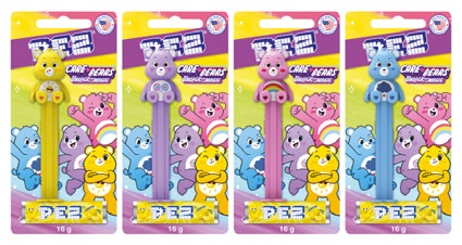 PEZ CARE BEARS - CANDY AND DISPENSER 16G (CANDY)