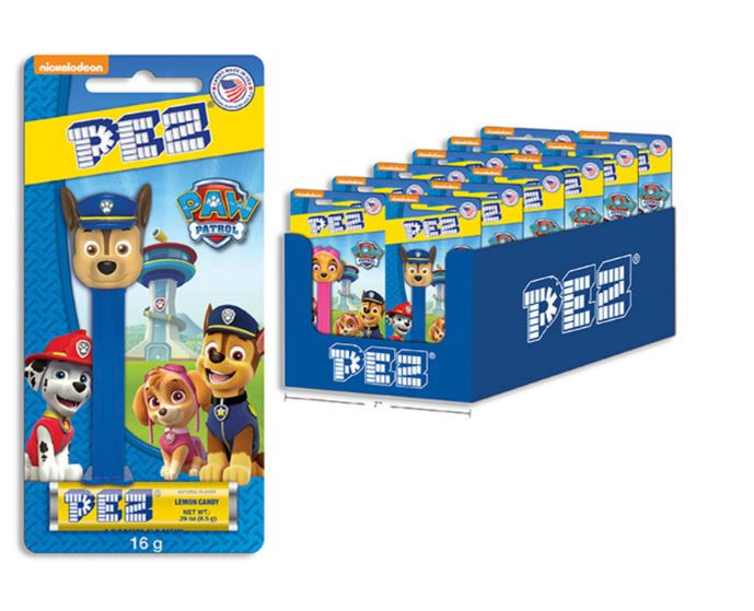 PEZ PAW PATROL - CANDY AND DISPENSER 16G ASST (CANDY)