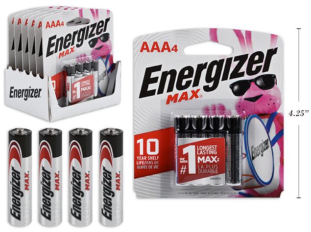 PILES ENERGIZER MAX AAA - 4X