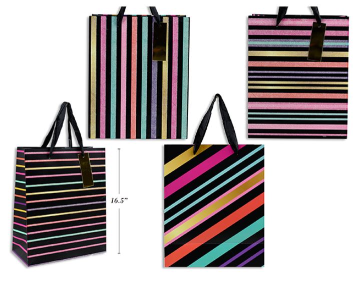 SAC CADEAU LARGE - RAYÉS ASST