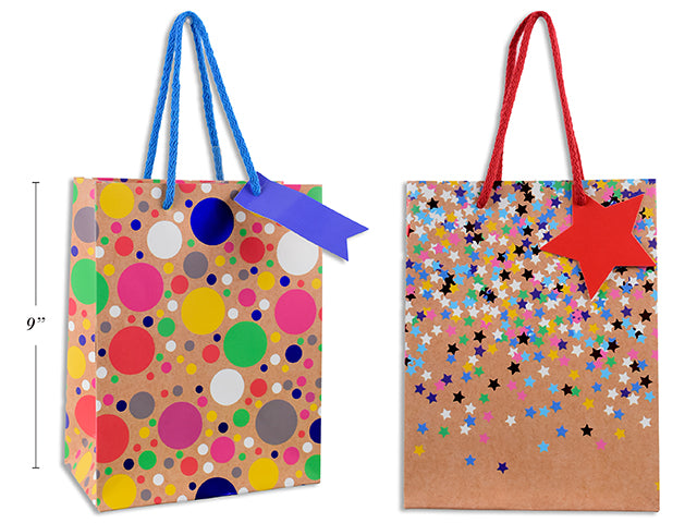 MINI GIFT BAG - ASSORTED CONFETTI OR BALLOON DESIGNS