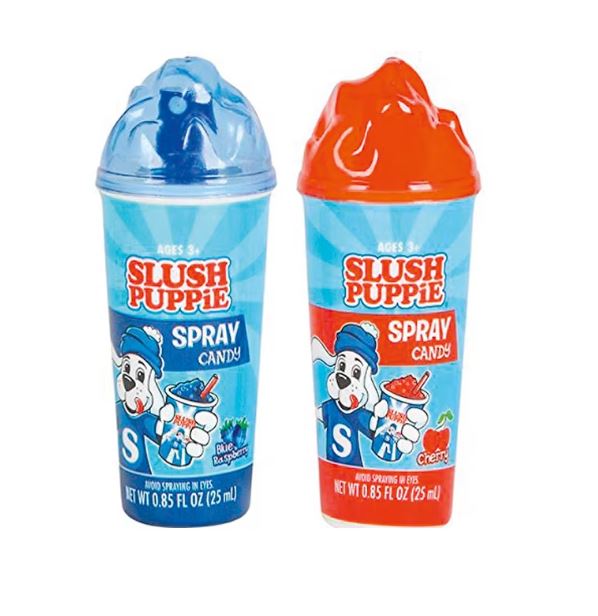 SLUSH PUPPIE SPRAY CANDY 25ML ASST