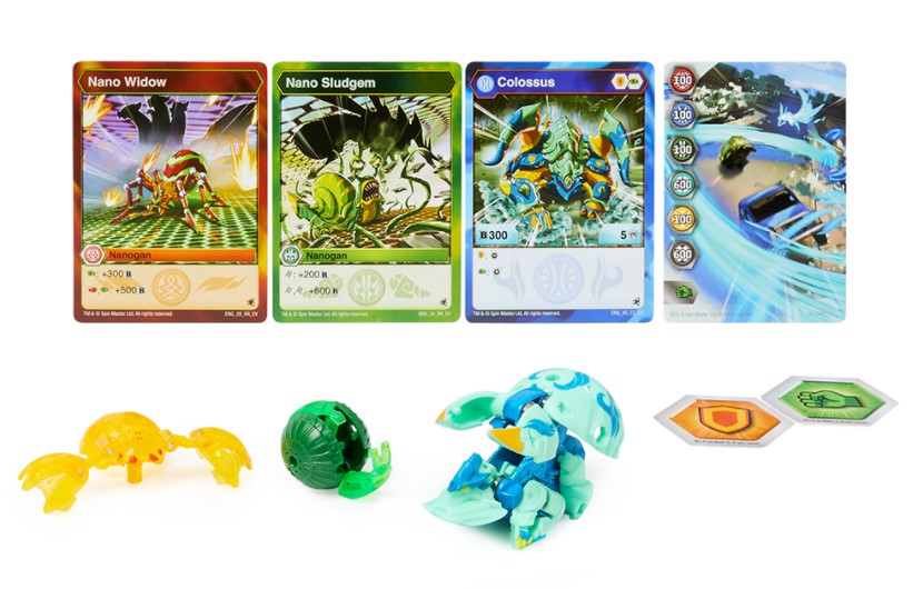 BAKUGAN - TWO BALLS - PLATINUM POWER UP SERIES ASST