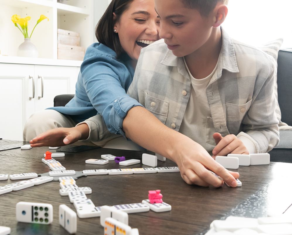 CARDINAL LEGACY - DOUBLE 12 MEXICAN TRAIN DOMINOES WITH DOTS