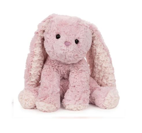 GUND COZYS - PELUCHE DOUCE DE LAPIN ROSE 10" (25 CM)