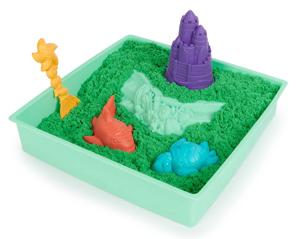 KINETIC SAND - COFFRET CHÂTEAU BAC À SABLE ASST