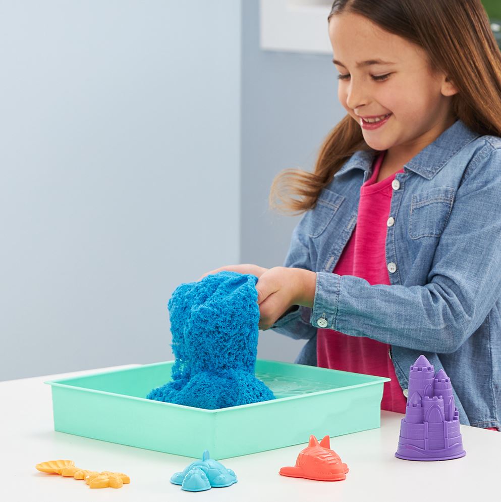 KINETIC SAND - COFFRET CHÂTEAU BAC À SABLE ASST