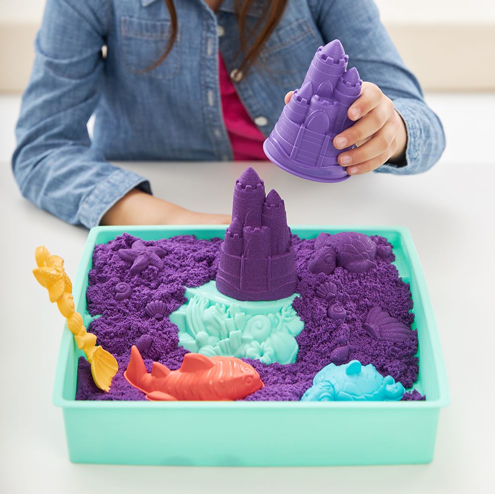 KINETIC SAND - COFFRET CHÂTEAU BAC À SABLE ASST