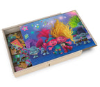 SPINMASTER CASSE-TÊTE EN BOIS 5 EN 1 8 ET 24 PIÈCES - TROLLS #6070458