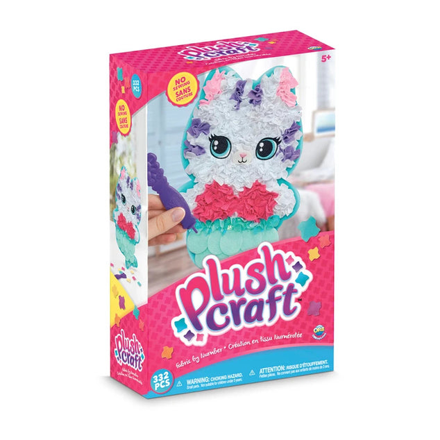 PLUSHCRAFT OREILLER CHAT-SIRÈNE 3D