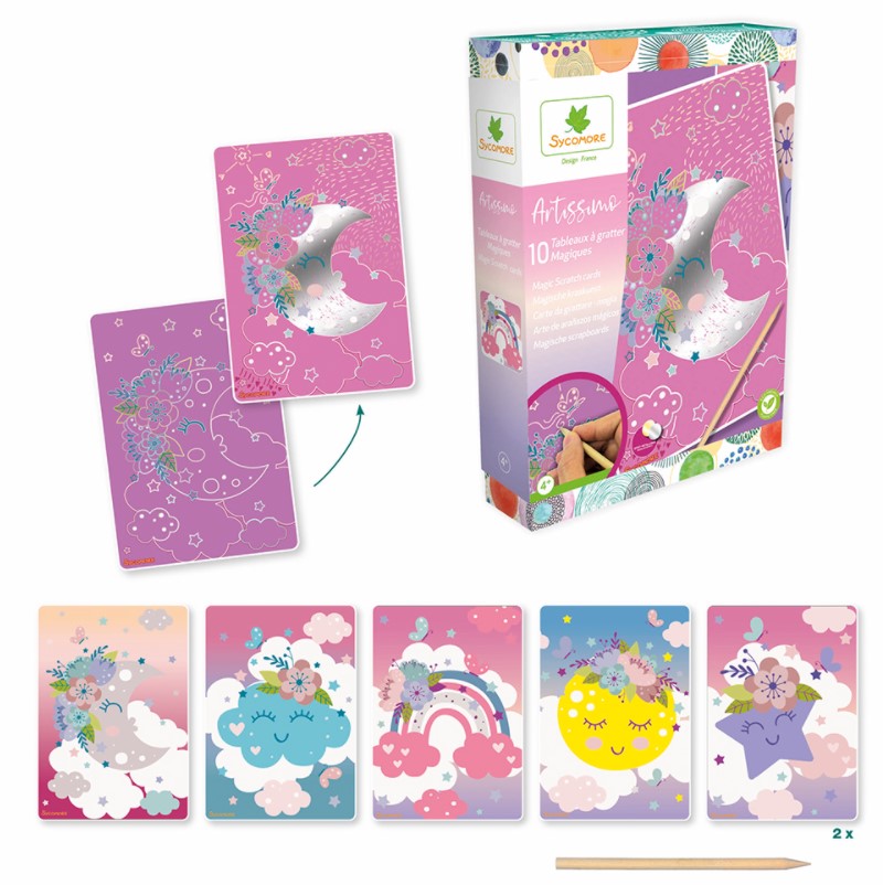 ARTISSIMO - SMALL MODEL 10 SCRATCH PICTURES - MAGICAL DREAMS