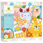 BABYSSIMO - XL MULTI-ACTIVITY - PAINTING MAXI CRAYONS STICKERS - JUNGLE ANIMALS