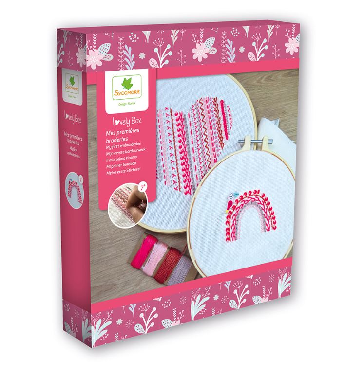 LOVELY BOX - MOYEN COFFRET DE MES PREMIÈRES BRODERIES