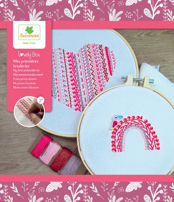 LOVELY BOX - MOYEN COFFRET DE MES PREMIÈRES BRODERIES