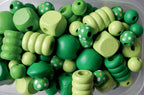 WOODEN BEAD TUBE - 300 VIBRANT PIECES