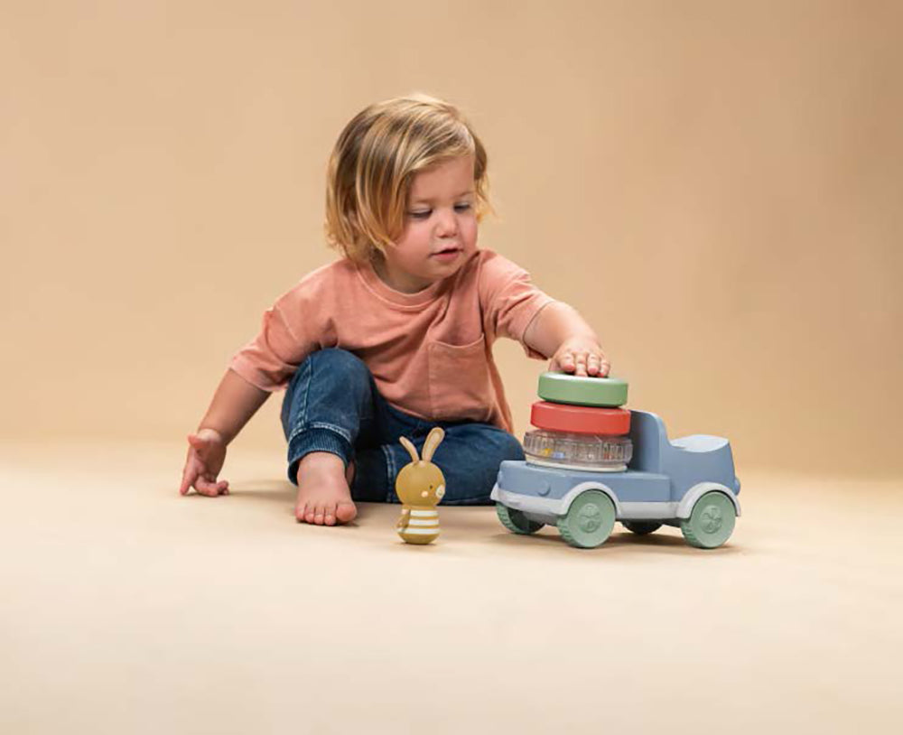 TAF TOYS - CAMION LAPIN À EMPILER 2-EN-1