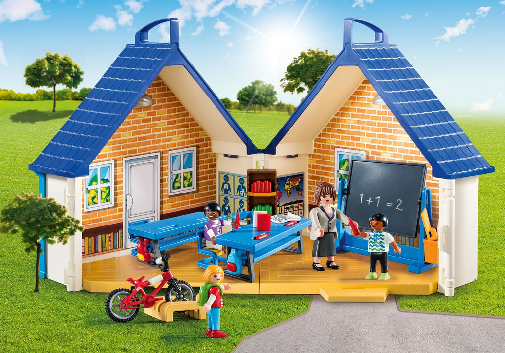 PLAYMOBIL CITY LIFE - SCHOOL PORTABLE #5662