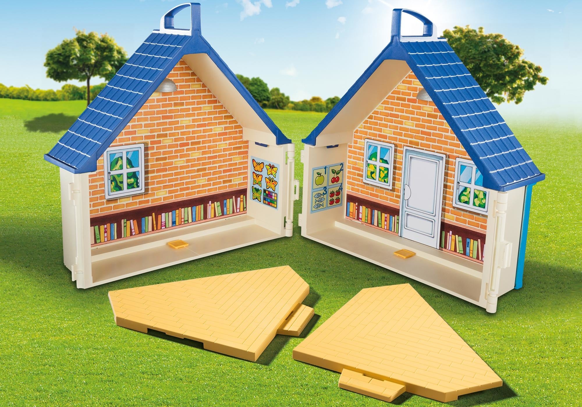 PLAYMOBIL CITY LIFE - SCHOOL PORTABLE #5662