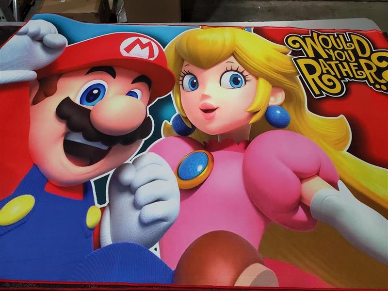 BEDROOM RUG - PLAYROOM - MARIO BROS AND PEACH