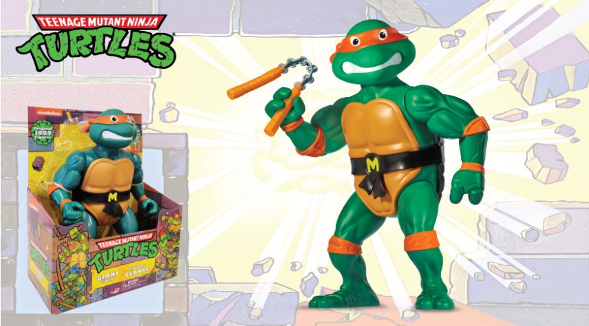 TEENAGE MUTANT NINJA TURTLES - MICHELANGELO 12" ACTION FIGURE