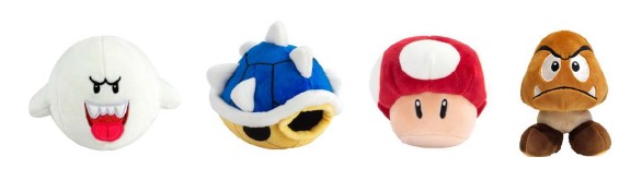 PELUCHE SUPER MARIO 4" ASST