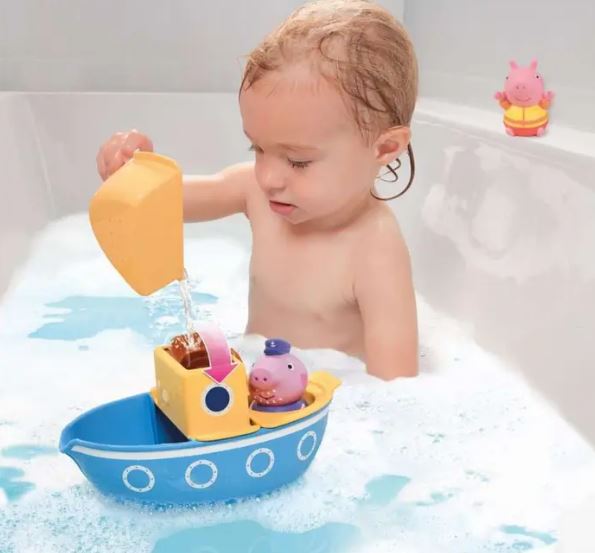 PEPPA PIG - GRANDPA PIG WITH SPLASH BOAT