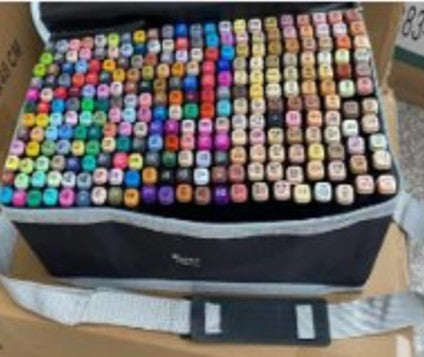 TOUCH - SET OF 262 ALCOHOL MARKERS - DUAL TIP MARKERS