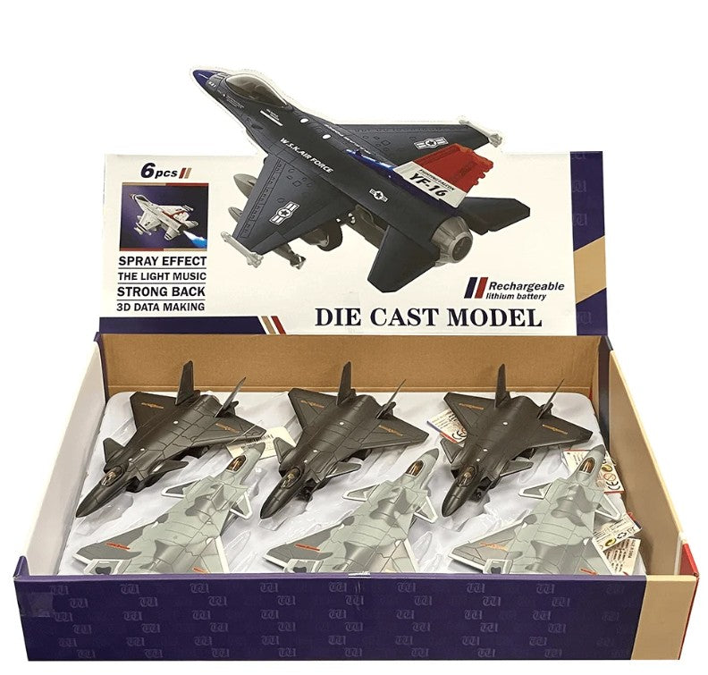 J-20 FIGHTER JET WITH SOUNDS AND LIGHTS 9"