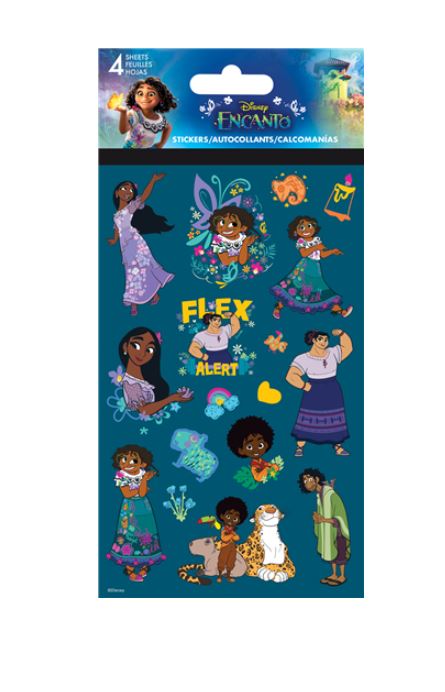 AUTOCOLLANTS ENCANTO - 4 FEUILLES